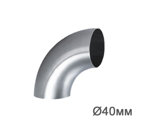 Купить Отвод стальной 90 градусов, 40мм